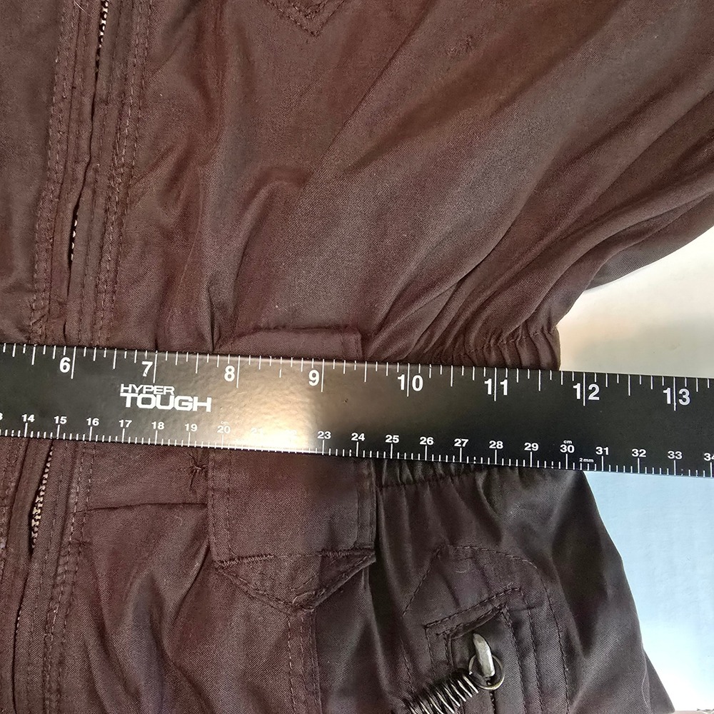 Vintage Obermeyer Brown One Piece Ski Suit Womens Insulated Snowsuit Hooded - Picture 10 of 10